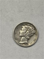 1937-S Silver Mercury Dime