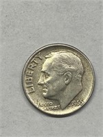 1955 Silver Roosevelt Dime