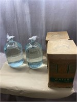 (2) 5 Gallon Glass Jugs, Chippewa Water Company Ju