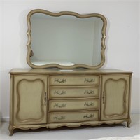 TRIPLE DRESSER & MIRROR