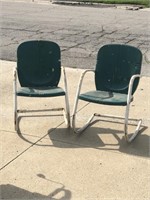 2-Spring lawn chairs