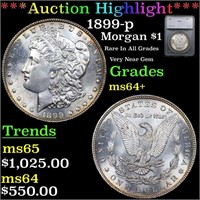 ***Auction Highlight*** 1899-p Morgan Dollar $1 Gr