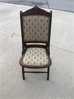 Vintage fold up chair