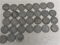 (31) Buffalo nickels
