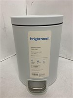 (2x bid) Brightroom 1.3 Gal Stainless Trash Can