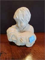 CHILD HOLDING BABY SCULPTURE FROM AUSTIN PROD INC.