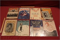 Sheet Music Lot from Early 1900s