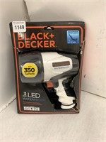 Black + Decker 3W LED Spotlight