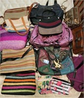 COLLECTION OF PURSES AND BAGS: NAS BAG, THE SAK,