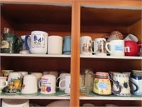 COLLECTION OF COFFEE CUPS AND MUGS