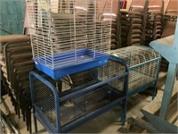 2 - rabbit cages and bird cage
