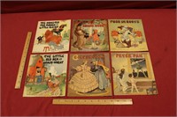 6 Antique Children's Story Books