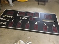 Large scoreboard