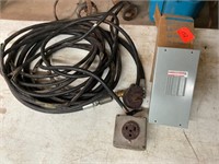 Breaker box and 220 electric cord