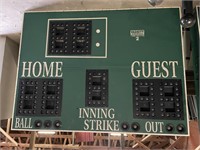 Baseball/softball scoreboard