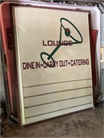Martini Lounge sign