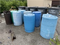 9 - plastic barrels