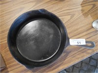 Vintage Cast Iron Skillet , approx 10" dia