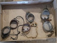 Vintage Driving Goggles - Lot of 3