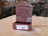 Vintage Keen Kutter Cast Iron Match Holder