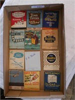 Vintage Oversized Featured Advertising Match Books