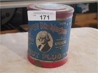 Vintage George Washington Cut Plug Tobacco Tin