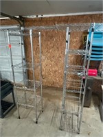 Metal chrome rack/shelf