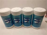 150 sanitizing wipes x 4 containers - Lot #1