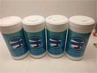 150 Sanitizing Wipes x 4 Containers - Lot #3