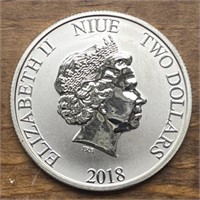 2018 1 Oz. .999 Silver Star Wars Round