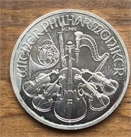 1 Oz. Australian Philharmonic.999 Silver Round