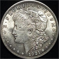 1921 Morgan Silver Dollar BU