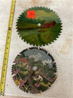 Hand painted Saw blades