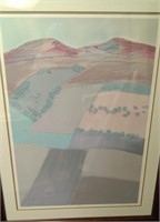 Long Grove Lithograph Signed  Large Framed
