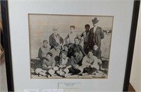 Original Football Team Circa 1910 ,Framed