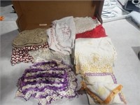 Lot Of Different Handmade Curtains & More.(2w1B)