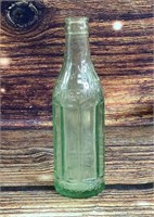 8" Vintage Cheerwine Glass Soda Bottle