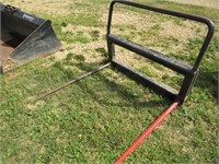 Skidsteer Mount 2-tine Bale Mover