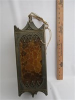Antique Gothic Brass Hanging Light