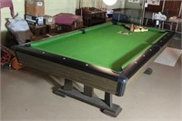 Centurion Billiard slate top pool table with ball