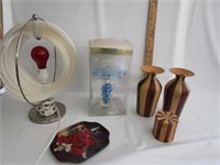 Vey Neat Lamp,Wood Candle Holder,Christmas Ornamet