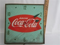 1960's Electric Coca-Cola Clock Non Working
