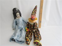 Vintage Clown Dolls