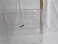 Lucite Display Case W/Key