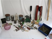 All Kinds Of Vintage Items,Tins,Can Openers