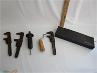 Vintage Tools,Gun Cleaning Kit In Metal Box