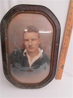 Vintage Photograph In Convex Frame