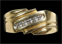 10K Yellow gold band, size 11.25, 4.5 grams