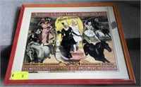 BARNUM AND BAILEY VINTAGE FRAMED POSTER