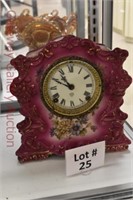 Ansonia Porcelain Mantle Clock: